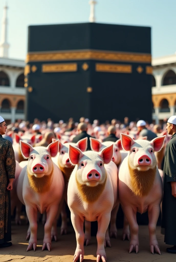 Muslims fucking a pig from behind
