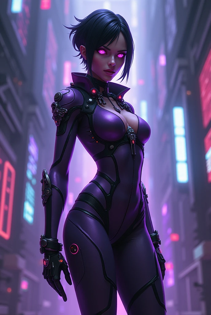 (La mejor calidad,A high resolution,Ultra - detallado,actual),Ariana Grande cyber enhanced female cyborg wearing (Sparkling Bodysuit:1.4) (Amethyst Purple Tulle Skirt with Color-Shifting Glimmer:1.4 ) (Swoop Bangs hairstyle:1.1), (Bride,Siniy Blue color background:1.3), More detailed 8K.motor irreal:1.4,UHD,La mejor calidad:1.4, fotorrealista:1.4, textura de la piel:1.4, obra maestra:1.8,obra-prima, mejor calidad,objeto Objeto], (detailed face features:1.3),(Las proporciones correctas),(Ojos hermosos azules:1.4 ),  (pose vaquero),( face detailed :1.4), ,(Cyberpunk alley ruined dungeon ruins background :1.4 ), (dedos hermosos detailed:1.4),( face detailed :1.4), (cyborg white transparent plastic :1.4), (tiene un velo de novia White:1.4) 