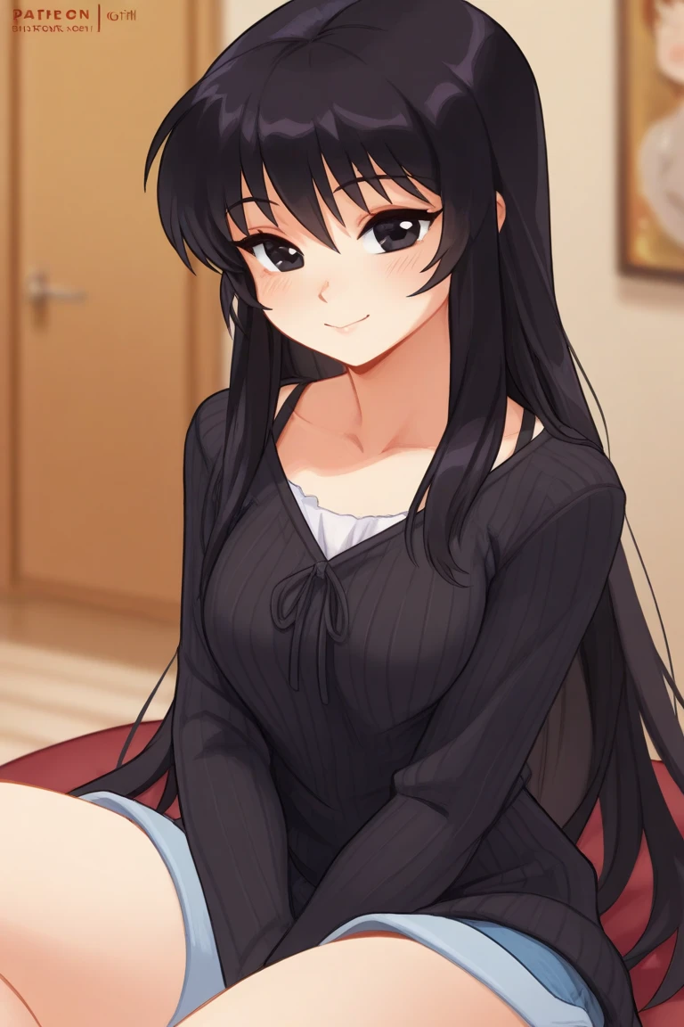 Hinata sitting on Naruto's penis