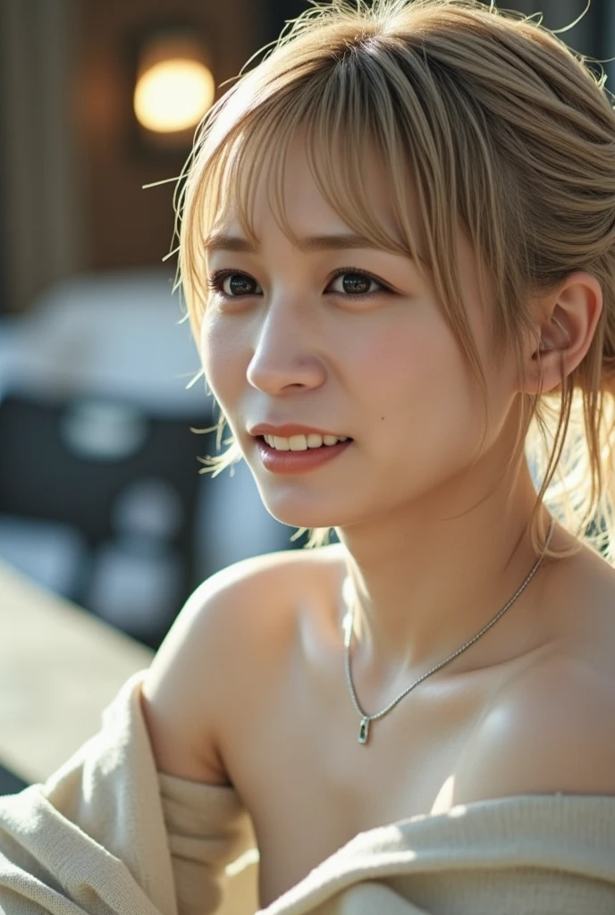 Highest quality,8K, Raw photo, Highest quality, masterpiece: 1.2), masterpiece, 超detailed, 超A high resolution, (Realistic and photorealistic photography: 1.37), High-resolution RAW color photos, Very delicate and beautiful, 非常にdetailedな, 8K Wallpaper, Amazing, detailed, 非常にdetailedな目, 非常にdetailedな皮膚, 非常にdetailedな指, h非常にdetailedな nose, 非常にdetailedな口, Perfect Anatomy,One Girl, background, blush, Depth of written boundary, Eyebrows visible through hair, Hair between the eyes photo,1 female,(((本当のface))), Severe, elegant, shy, Long Curly Hair, Messy, arrogant, Absurd, 非常にdetailed的细节, Portraiture, (Highest quality), (masterpiece), (非常にdetailed), (8K)face,((faceに光:1.2)),((Cinema Lighting:1.2)),(Photorealism:1.4),((30 piercings in left ear)),((necklace)),((常に笑faceな女性)),((Poolside at night:1.4)),((faceに照明:1.1)),((faceのアップ:1.2)),((faceを繊細に描写:1.2)),((Golden hair color:1.4)),(Dreadlocks:1.5),(((Completely naked))),(((nsfw)))