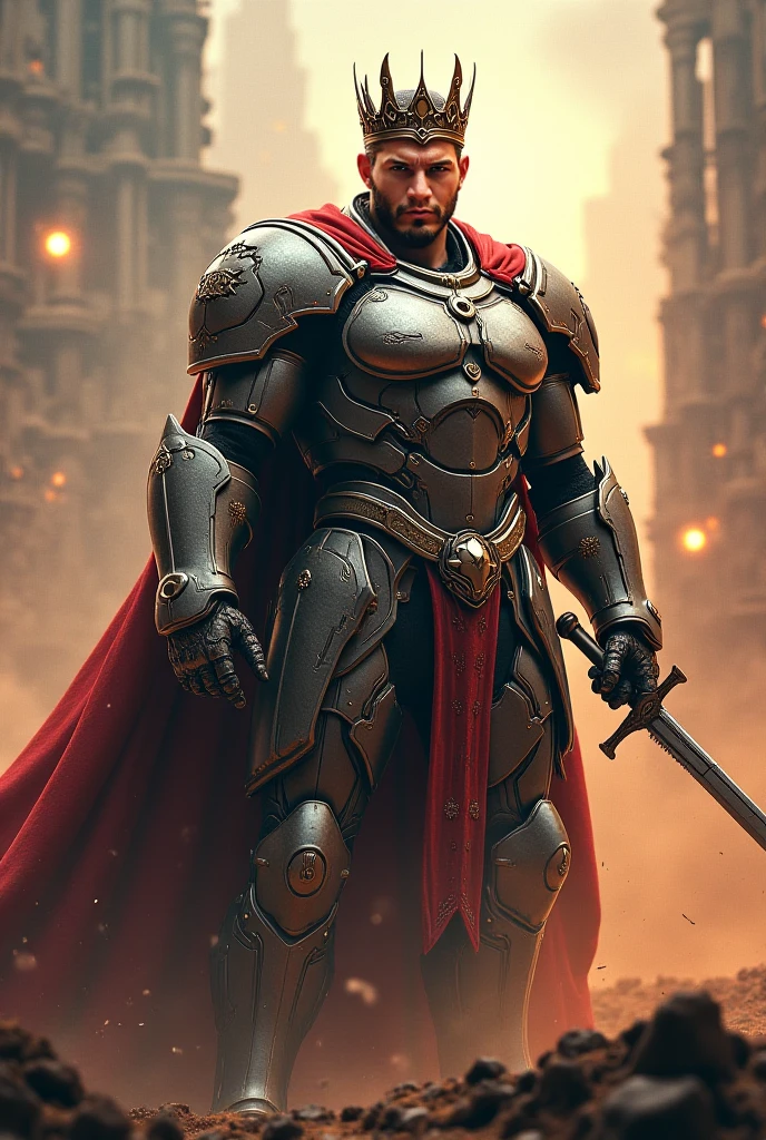  angry giant in armor 