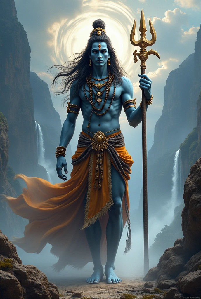 Shiv shankar name's lord( near stand trident),full dody lite,in art, dust