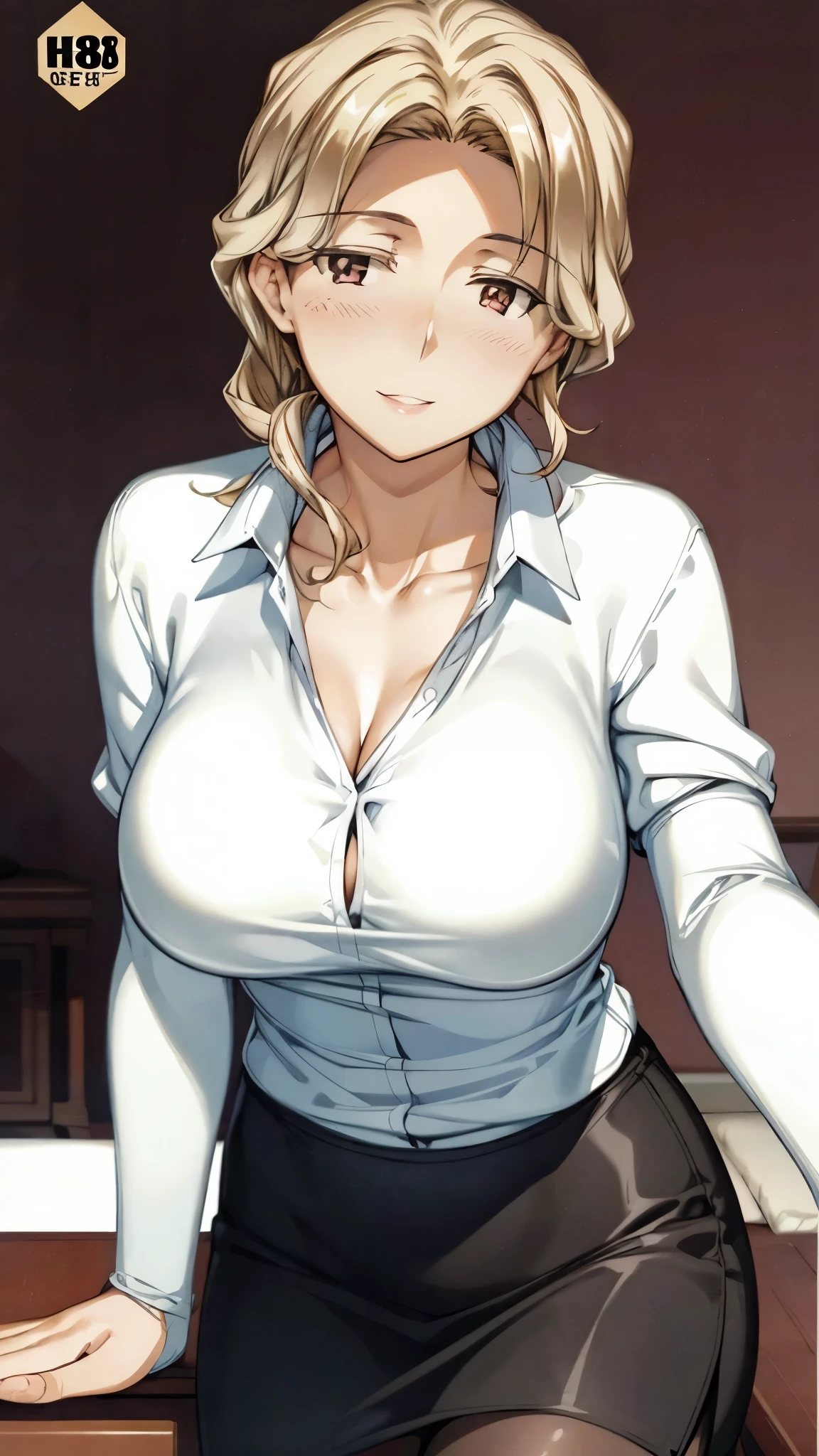 A busty, beautiful, mature widow is looking for a short-lived, wealthy man to take her inheritance next.