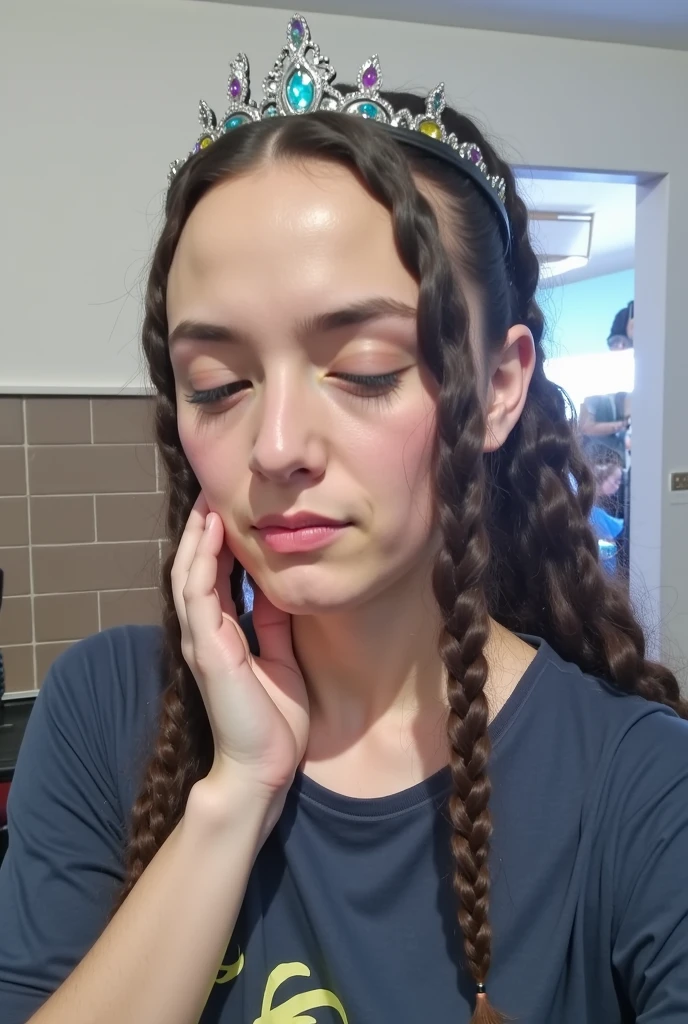 Fille , , nude, pov blowjob, , angry, , in a luxury hotels, , deepthroat, dick deep in her mouth , tears, tired, exhaust, crying , unhappy , , , head grab, hands on her head , ponytail