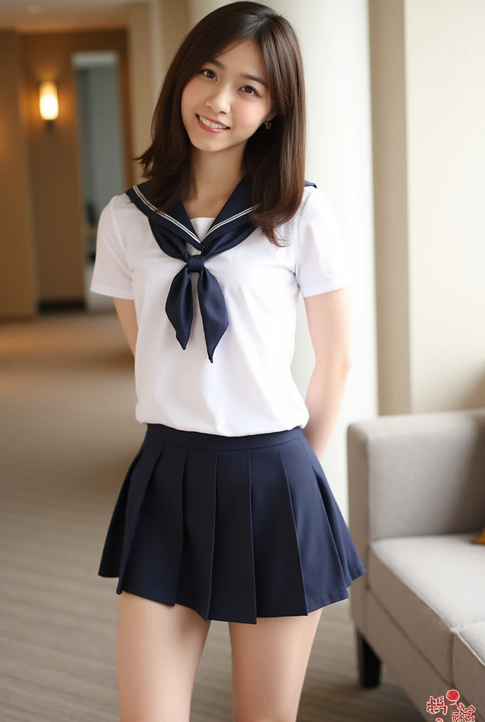 (8K, best quality, masterpiece:1.2), (realistic, photo-realistic:1.37), (high color saturation:1.0), (highly detailed skin), (highest quality:1.0), (ultra high resolution:1.0) ,(realistic:1.0), (Super detailed:1.0), (8K, Raw photo:1.1)、standing random pose, smiling, natural breast, perfect lighting, ((3girls students)), 18years old, (mysterious), clear and detailed, ((school_uniform, Japanese sailor uniform, flared skirt)), (classroom), cute face, (cloch_panties), pretty hip,