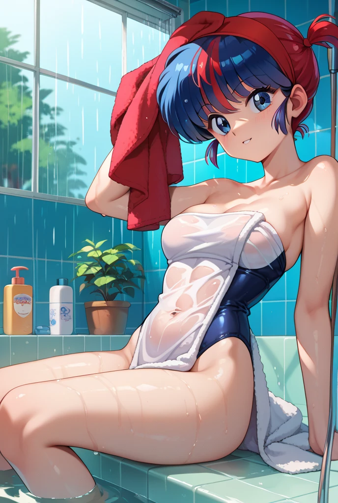 mira hacia el lado, micro bikini, escote,、Los detalles del iris de la pupila son muy sorprendentes、Extremidades sin roturas.、adolescente blanca、Boca naturalmente cerrada、Areola natural、natural 、ojos fijos、cuerpo natural、Slightly baby face、rostro femenino、cuerpo femenino、con cara redonda、a small face、mejillas suaveirando a la camara、cuerpo completosbian、desapego、Rostro equilibrado、Estrabismo ligeramente interno、top-less, Golpes ((ojos grandes)) pechos reveladores. ropa de dormir elegante transparente, rem, cabello corto, re:cero, pelo azul, dyed blue hair, mucama, servidumbre, Mansion, asombroso, anime de verdad, diadema en la cabeza, blanco, cuerpo mojado
