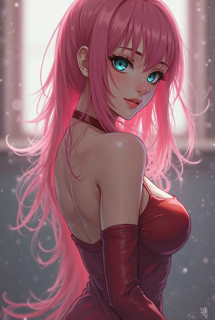 ，pink hair 28 year old girl, earrings , 、Face Real，(Wearing a damp white T-shirt)、Open your mouth wide to the maximum、Sit on the bed、Look straight up and look at us、deep v neck, Cleavage emphasis，(Super large zoom of chest)、no BRA、sexly, dripping on breasts, sweating, licking her lips, (erect nipples), crop top, looking up at viewer