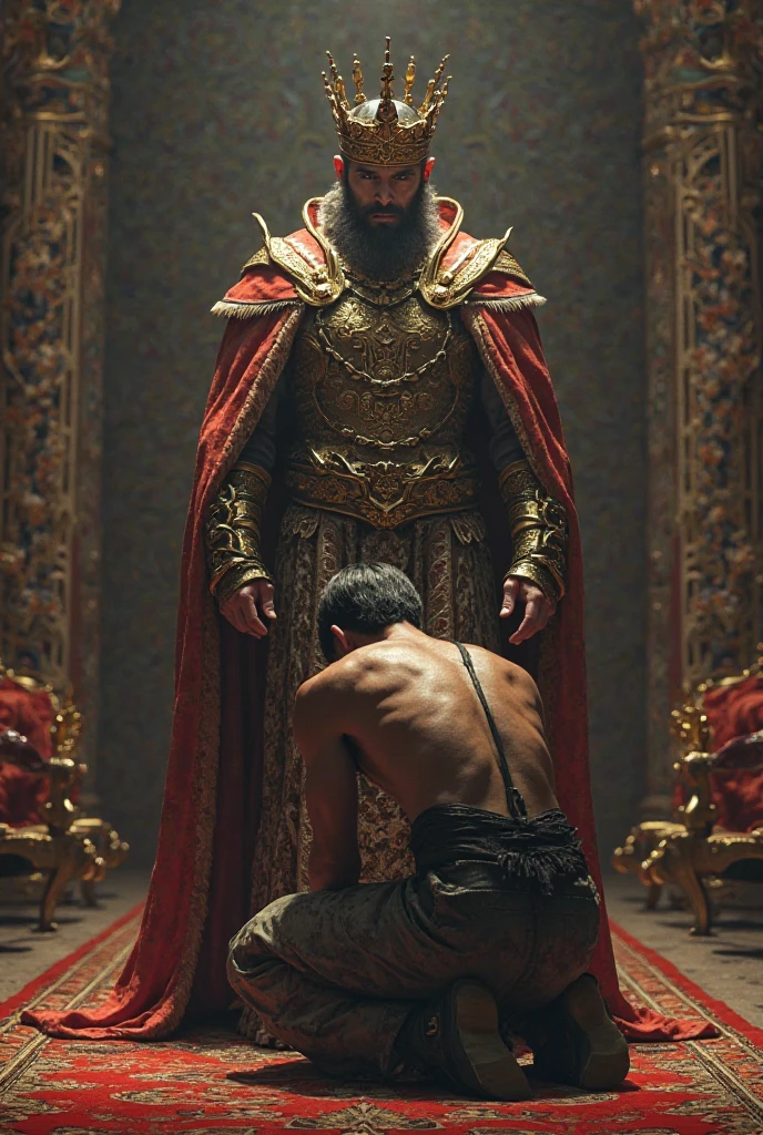 act of King Darius Concerned:Description: "anguished, King Darius spends the night awake, worried about Daniel's fate."