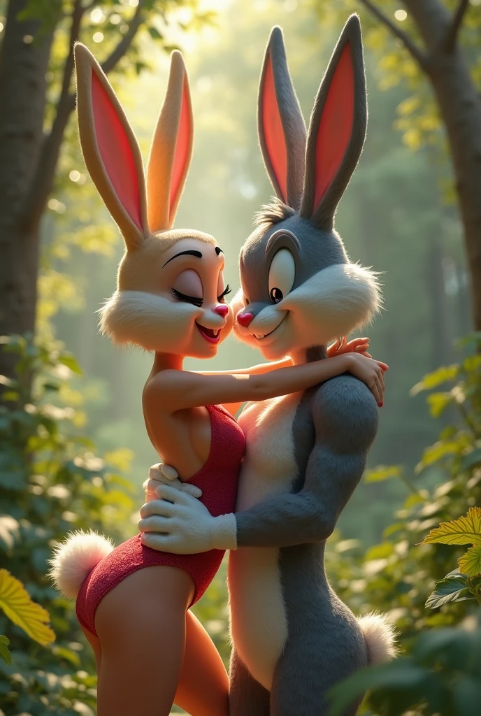 Bugs Bunny penetrando a Lola Bunny