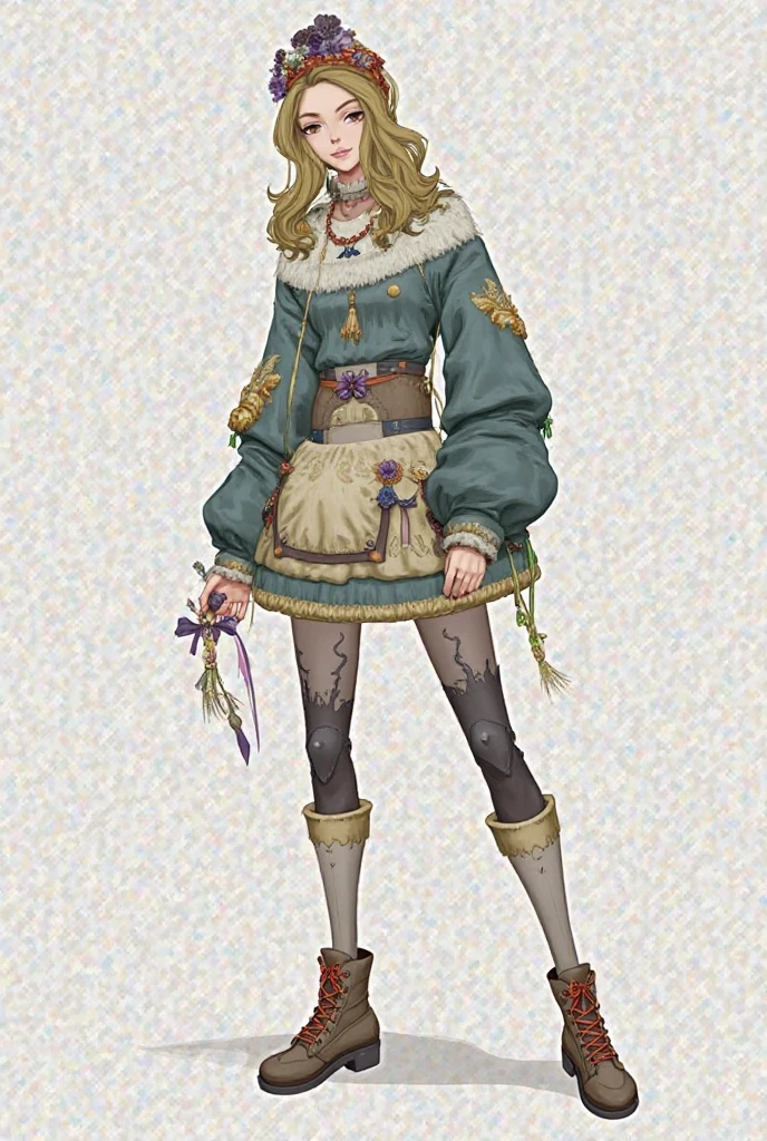 Drawing of a woman in a dress with a suitcase, witchสาวยานยนต์, [ concept art ]!!, Steampunk inventor girl, ( ( character concept art ) ), Steampunk beautiful anime woman, concept art!!, Cyborg merchant girl, human :: witch, Alchemist Girl, Anime in fantasy style, concept art of comiket cosplay, Female protagonist 👀 :8