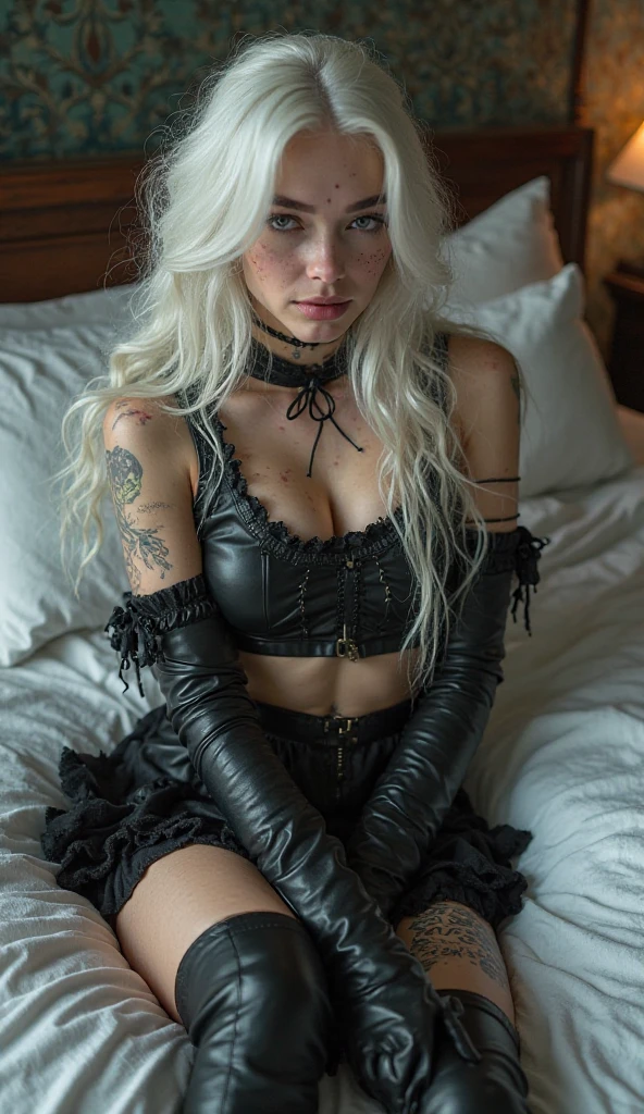 Arad woman in black underwear sitting on carpet，skulls, 2b, 2 b, beautiful necromancer girl, spellcasting pose, nocturne from league of legends, beautiful girl necromancer, Dark Witch, beautiful female witch, castlevania witch, beautiful necromancer, a beautiful succubus, beautiful female witch