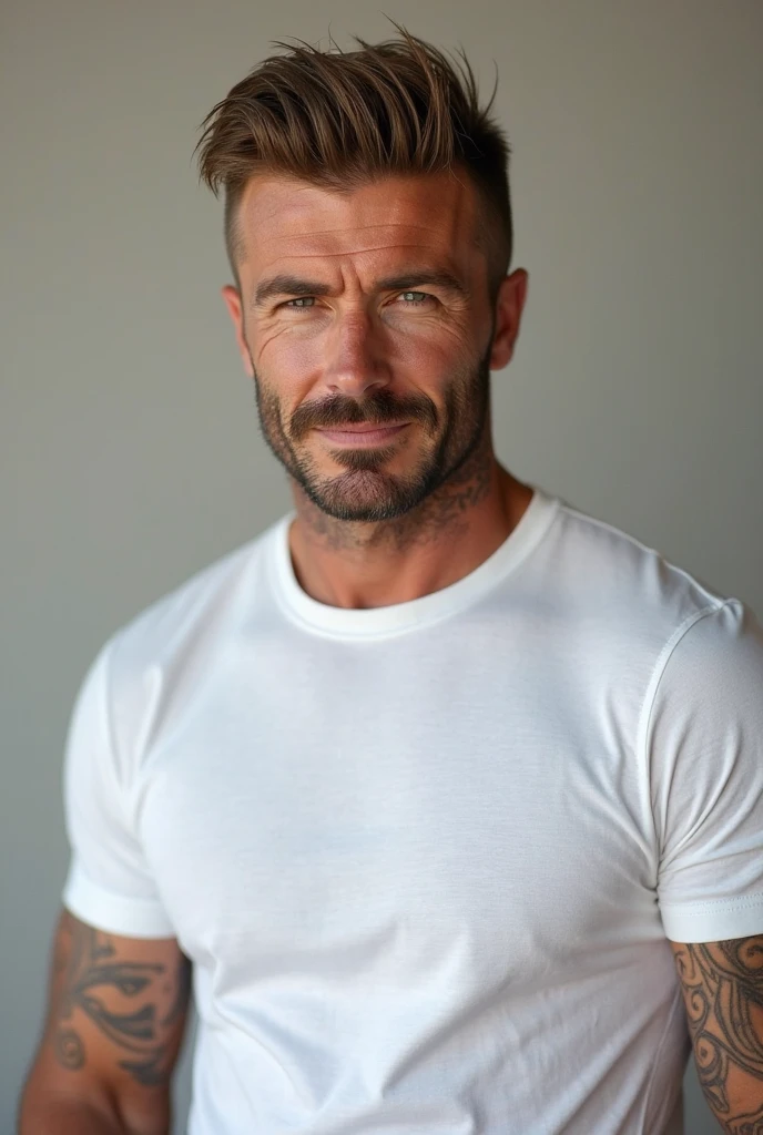 masterpiece, best quality, high resolution, closeup portrait, male focus, solo focus, A man, 50 years old, grey hair, soccer player, football player, grey silver hair, messy hairstyle, cute and seductive face, bare chest, body hair, facial hair, roman nose, very skinny body, hairy legs, cute, dimples, goatee, bold jawline , full body, sweaty, in the background an outdoor soccer practice football field, view from below, amazing composition, front view, HDR, ultra quality, elegant, highly detailed, fully naked, beautiful penis, realisric male genitalia, male penis, penis, cock, dick, veiny dick