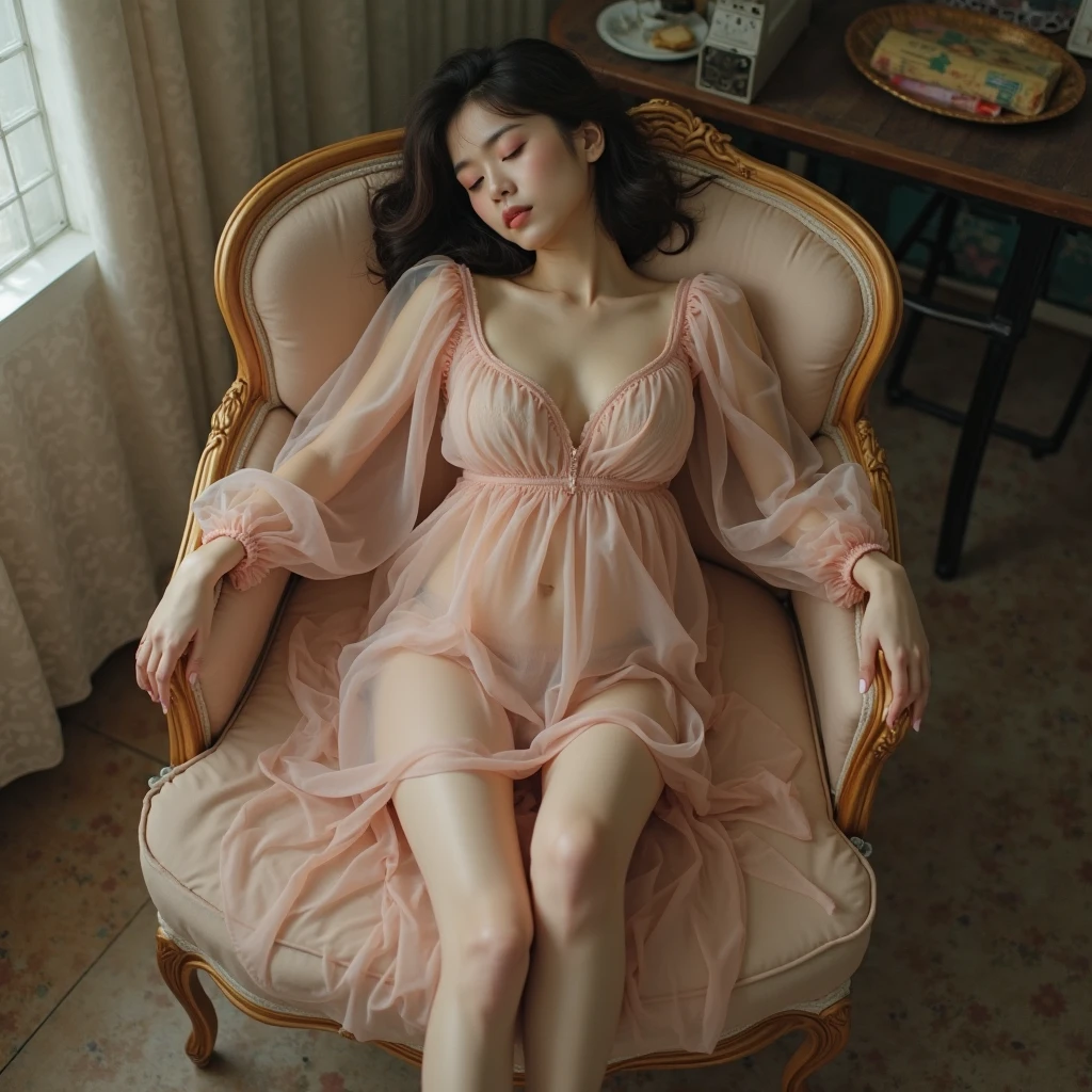 bestquality、Highres、8ｋ、Girl 1 Mature Mature Mature Mature Woman Man、(Huge breasted)、During the Day、Bright、in door、(Room:0.8)、(People々、crowds:1)、(Lace) -trimmed dress:1.5、Light Black Clothing:1.5、Black High Neck Dress:1.5、sleeveless dress、pink Dress:1.5)、Luxury、(medium Hair)、beautiful detailed sky、beautiful earrings、(Dynamic Pose:0.8)、 (upper Body:1.2)、Illuminated by soft、Wind、Lustrous skin、line of sight、