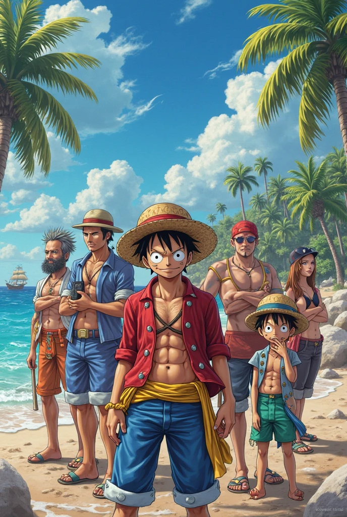We are from One Piece naked
