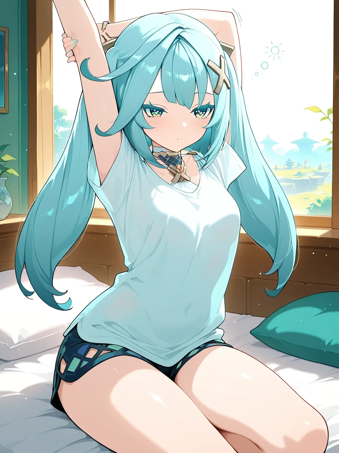 butt), (bedroom), (Sexy Girls), masterpiece, best quality, 1 girl, Bangs, blush, Chest, clavicle, Eyebrows visible through hair, (Gradient green hair), Jewelry, Long hair, Looking at the audience, Bright Eyes, ring, (solitary), illustration, fashionable, miss, Strike a pose, background, element, confident, Express, Accessories, majestic, striking, key point, Dynamic poses, ((plump)), (Fishnet stockings))Woman in transparent dress,Viewer,(((Full breasts, Keeley University))),Slim waist,(Navel exposed,Bare waist), Long hair, extreme detailed details, Detailed fantasy art, Stunning character art, Beautiful and exquisite character art, Beautiful transparent dress, Very detailed, Large Breasts,饱满Chest,Golden ratio figure,Perfect body,Ultra wide-angle shooting,Full body shot,Body close-up,Full body shot,Wearing a pleated tulle skirt,柔和动漫illustration, 柔和的深色background,Fujifilm XT3 Clear focus, f 5.6, High Detail, Clear focus, Dramatic, (Wearing openwork clothing), (Looking at the audience:1.8), (Natural light), (Tempting)translucent, Good velvet quality, Compared, Divine Light,, Silver hair, 天空background, Absolute Strength,Female angels,Girl in sexy silk,,Large Breasts,饱满Chest,Golden ratio figure,Perfect body,Ultra wide-angle shooting,Full body shot,Body close-up,Full body shot, Wearing a tulle dress, Model shooting style, Large Breasts,饱满Chest,Golden ratio figure,Perfect body,(Extremely detailed CG 8k wallpaper unit), The most beautiful artistic photos in the world, , 8K Ultra HD, ) on the beach,Lazy gesture,Charming and seductive expression,best quality,masterpiece,Ultra-high resolution,(Practical:1.4),original photo,Ultra-high resolution