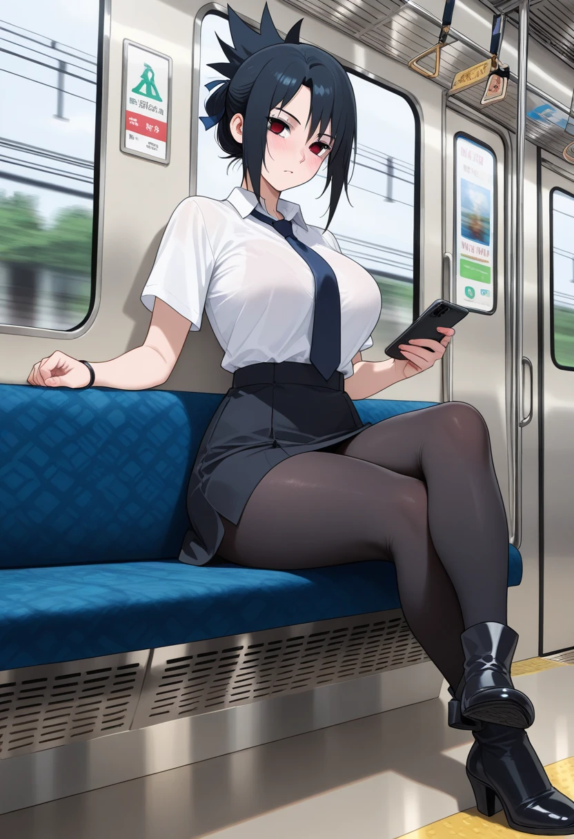 Very detailed, Sexy Body, Big Breasts, attractive appearance、sexual expression,Ahegao、Wet Panties、Love juice dripping from a wet pussy、Taunt、Obscene、climax、masturbation behavior、blush、Inside the train、Thong、Standing position、Standing at the train entrance、Wear a white shirt、No bra、Provoking a man、Alluring expression、Shy woman、shame、Love juice stains on pants、A woman who gets excited when her body is seen、A woman who likes to have her body seen、Naughty expression、Masturbating on the train、In a suit、Glasses、Wet panties、Tight Skirt、Garter Stockings、Office Lady、Intelligent woman