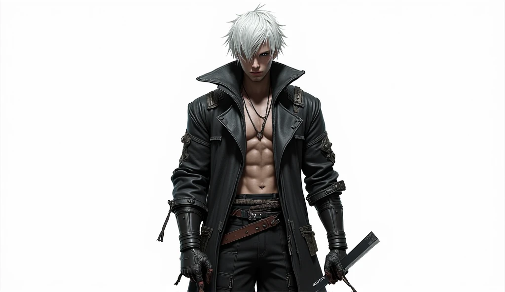 white haired male teenager, Dante Devil May Cry style hair, training with knives, angry, realistic epic, photo, faded, complex things around, room background all white, no window, soaked, neutral colors, (((((HDR)))), ((((soft colors)))), intricate scene, artistic station, intricate details, vignette,