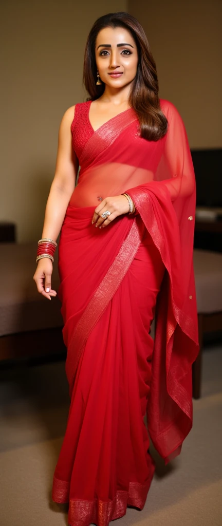 Girl dancing in long kameez without pajama pant. Her legs and thigh are visible from side of her dress.