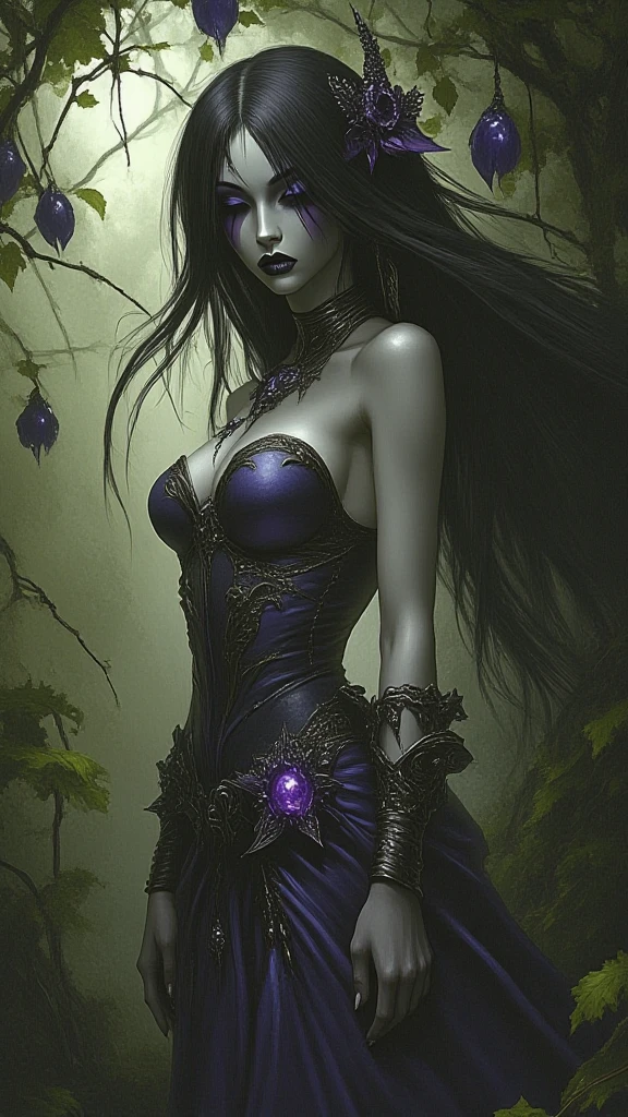 best quality, high quality, ultra quality, 8k, masterpiece, detailed, extremely detailed, insanely detailed, ultra detailed, ultra highres ,exquisite,
Gothic horror woman, highly detailed face and body, beautiful haunting eyes, detailed lips and eyelashes, long black hair, bewitching expression, grim reaper, huge sharp scythe, dark ominous atmosphere, moody lighting, dramatic composition, cinematic, dark fantasy, dramatic shadows, muted color palette, chiaroscuro