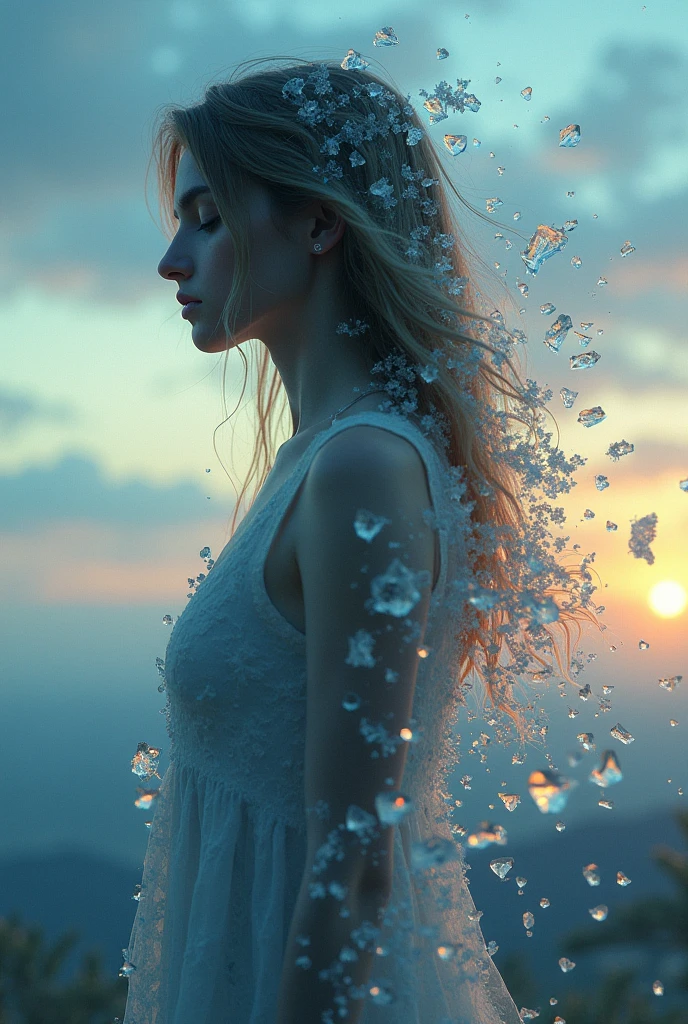 cottoncandy carnival, etheral, glitter, curvy ginger blonde beauty, cleavage, soaked ripped panties, pastel rainbow etheral soft dreamy light, bathing in backlighting, sunrays, petals falling, roses, fog, haze, sunlit, covered in flowers and petals, godrays, cozy, morning dew, backlighting, hazy, golden hour, morning light, erotic mood, countryside, masterpiece, best quality, ultra-detailed, solo, smoke, shadows, contrast, cinematic light, side lighting, ultra high resolution, best shadow, RAW, 4k