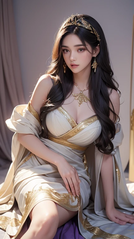 High-quality work,Realistic works,Super premium graphics,8K HD CG works,high quality graphics,High-definition and exquisite CG works,10x pixels,Ultra-fine details:1.1,Advanced technical details:1.1Realistic photo effects,Interior lighting effects:1.5,natural soft light:1.5. Light effect(Virtual light effects:1.8),ultra high resolution,shining dress,sliver long hair,silber hair,transparenthair,high detailed hair(Quality hair details:1.1)Clear eyes,Double eyelids look good,Sharp eye makeup, Create exquisite eyelash makeup, tthin eyebrows, Ultra-detailed eyes,a tall nose, lovely red lips, rosey cheeks, With delicate makeup on her face , pretty face, The face shape is perfectly proportioned,(Advanced facial details:1.1)A beautiful 27-year-old saint, a mature and attractive female saint in a thin silk ao dai, nude on her chest, beautiful face without blemishes, wearing a thin colorful silk dress that see through her breasts, ((( Natural smile:1.0)), ((flat bangs:0.5) ), ((((platinum long hair:0.8))) , big crown, hair brooch, hanfu skirt, fanciful hanfu style, page full body strength, forehead tattoo, super even chest, woman face, pretty and pretty face, ((even porcelain teeth: 0.8), light red lipstick the most beautiful and detailed , super flat huge breasts, (((Thin thin plump lips: 0.3)), ((Yellow eye color: 1.2), Detailed and delicate lighting effects, light and dark, light impression, light fanciful, extremely detailed light, true color, super sharp, realistic, 8k quality, fantasy universe background, saintess and fanciful space, the most detailed image, ((Solo:0.3) )), ((a saintess:0.6)) , ((looks straight at the saint's upper body:0.4)), upper body, ((smooth skin:0.5)), ((holy veil: female:1.2)), ((solo:1.3)), ((alone girl :1.3)), saint portrait, short photo, Body portrait, ((((open mouth:0.6))), Digital Realistic, ((fanciful red smoke effect:1.2)),,Women's artwork,Dress full body video,Realism,Amazing Cleavage,My eyes are very bright today