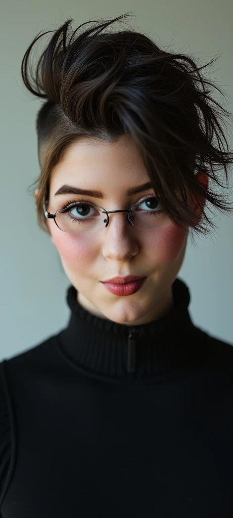 EsmeCM2chz, (((Ultra-HD-details, Ultra-HD-realistic))), RAW photo of 1girl as a strict librarian, the Queen of Quiet demands silence!, (glasses:1.2), turtleneck, skirt, tiara, (angry expression), hair in a bun, comfortable armchair throne, shushing, library kingdom background, magical realism, fantasy art, artistic composition, (perfect eyes, masterpiece, best quality:1.5),