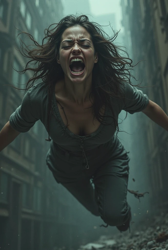 a woman screaming in terror, liquid metal coalescing into a bloodthirsty demon, busy shopping mall, hyper realistic, cinematic lighting, dramatic shadows, volumetric fog, vibrant colors, unreal engine, photorealistic, detailed facial features, expressive eyes, highly detailed, 8k, masterpiece, cinematic composition, dramatic atmosphere, intense contrast, moody lighting
