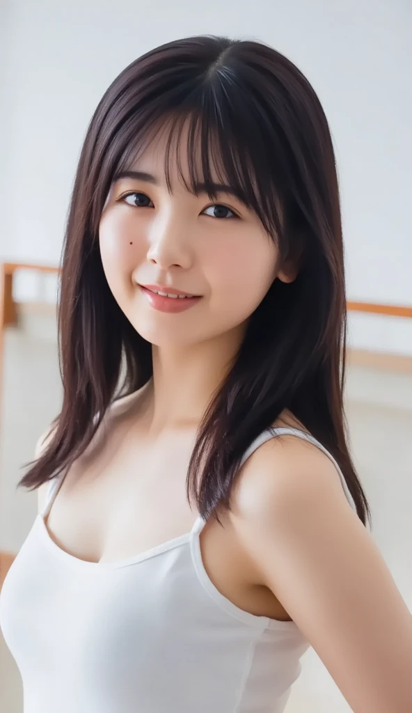 8k, Highest quality, High resolution, Realistic photos, Perfect Face, Detailed skin texture, cute 9 year old japanese girl, JS, View your viewers, Slim figure, Attractive gaze, Fair skin, Baby Face, (Flat Chest:1.2), ponytail, (change:1.2), smile, In bed by the window, baby doll, 26 years old, Cute Face, Cute Face, Japanese, Small breasts, Beautiful Skin, とてもSmall breasts, Cute Face, JS