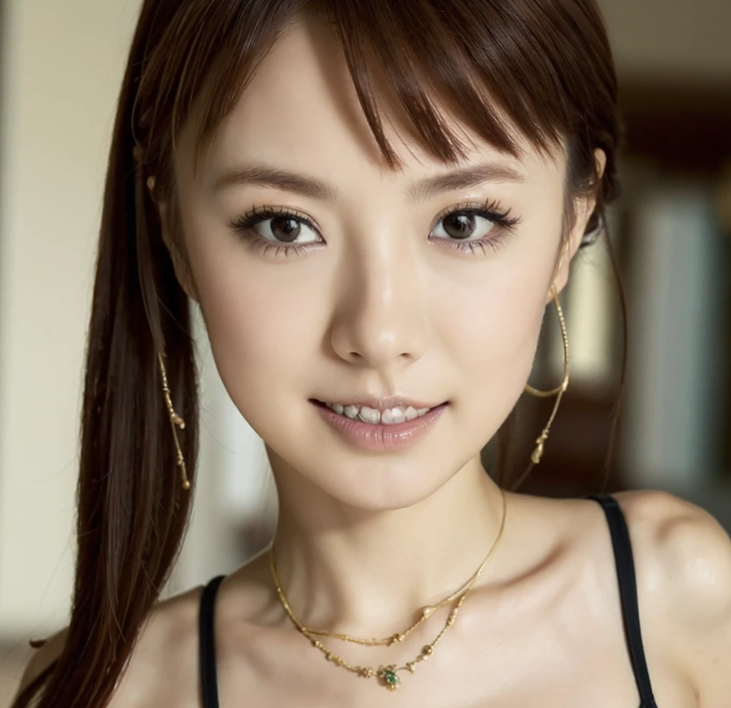 (Masterpiece:1.3), (8k, Photorealistic, RAW Photography, Best Quality: 1.4), (((1milf))), A pretty mature female with perfect figure :1.4, Cute face, Beautiful Face, (Realistic Face), Beautiful Hairstyle, Realistic Eyes, Beautiful Details, (Realistic Skin), Beautiful Skin, Attractive, Ultra High Definition, Ultra Realistic, Very Detailed, (chubby), (cleavage:0.8), Japanese, bangs, ((curvy:1.2)), gentle smile, sharp focus