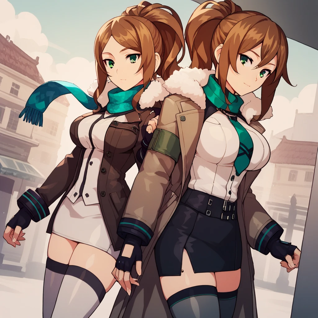 merula, full body, thighs, high heels, solo girl, medium tits, camoufage pants, top, belly