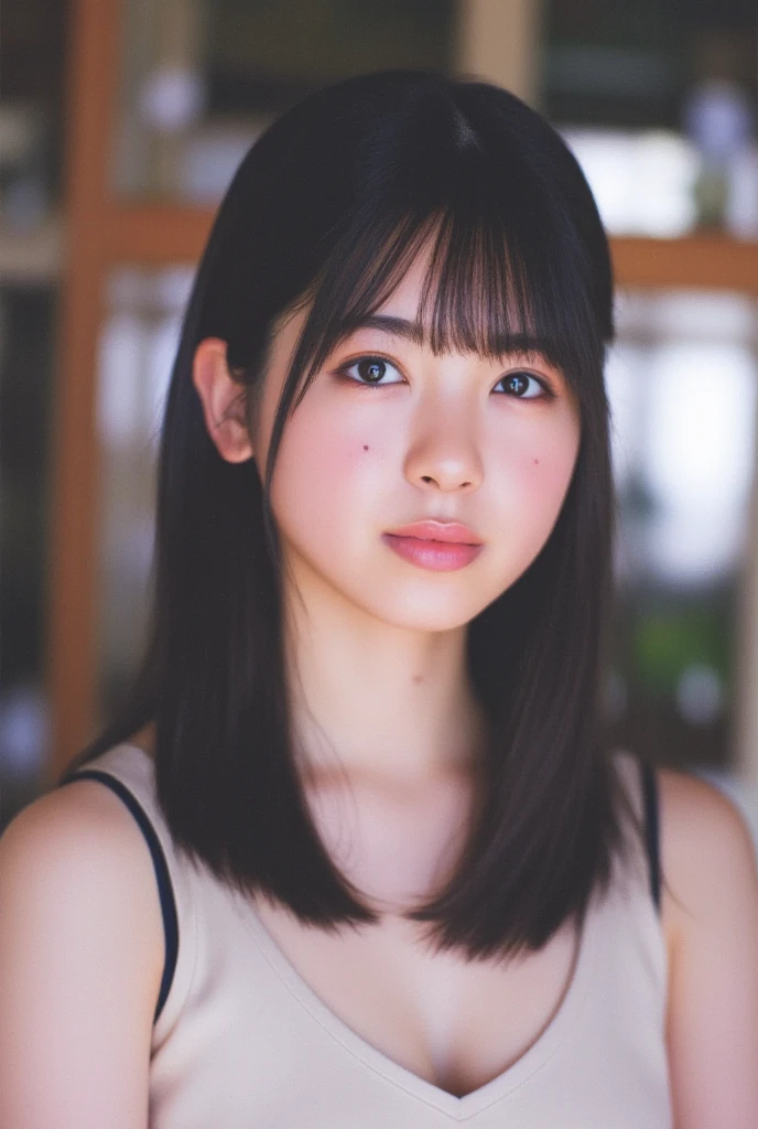 (8K、Raw photography、top-quality、​masterpiece:1.2)、(realisitic、Photorealsitic:1.37)、超A high resolution、1 girl、beautifull detailed face、
Blue Sky Park、Wearing glasses、Dynamic Angles、Cool knitwear、Medium hair with half up、Brown Hair、22 years old