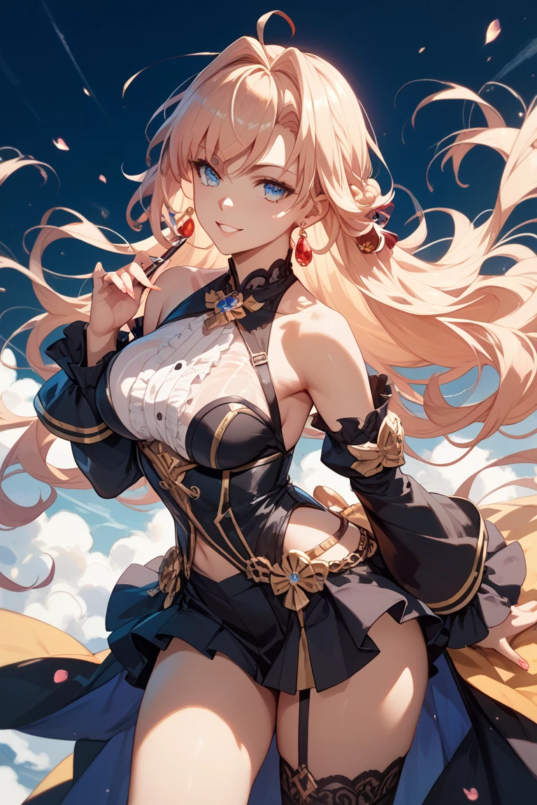 masterpiece, best quality, 1girl, solo, <lora:tweyen-gbf-richy-v1:0.8> tweyen \(granblue fantasy\), looking at viewer, standing, close-up, :p