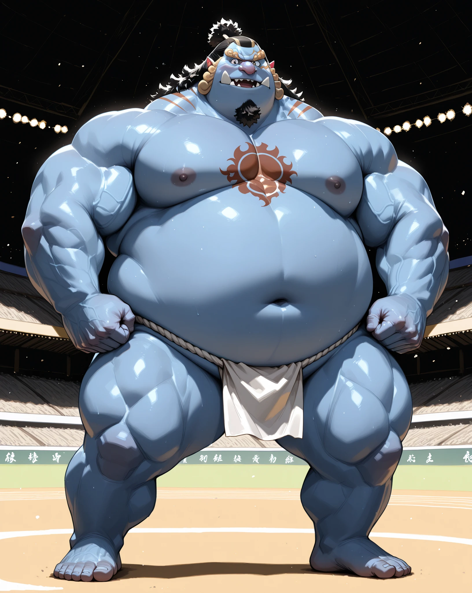 A cross between King Kazma and King Kong「Kongu Kazuma」A request to draw an illustration of---
**Kongu Kazumaのイメージ:**
- **Body Type**: Huge, muscular body like King Kong。
- **face**: King Kazuma's sharp eyes and ears、ウサギの特徴的なface立ち。
- **Coat color**: Fur as dark as King Kong。
- **Pause**: In battle mode like King Kazma、強さを誇示するようなPause。
- **accessories**: Wearing King Kazma's red bandana and gloves。