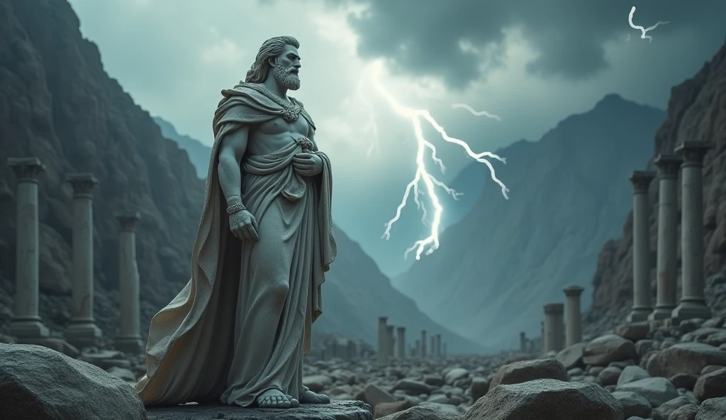 ((work of art)),(best qualityer)),greek style,in the universe,A huge statue of the God Zeus stands in space,Look to the camera,Zeus standing,Zeus holding a thunderbolt, glimmering,glow effect,naked woman with big breasts big ass on the road,Hyper-Realism,hyperphotorealism,real photography,8k,High definition,high qualiy,work of art,very well, (((offwhite))),Discoloration,blurring,inking,8k,very well,high qualiy,(((oc renderer)))