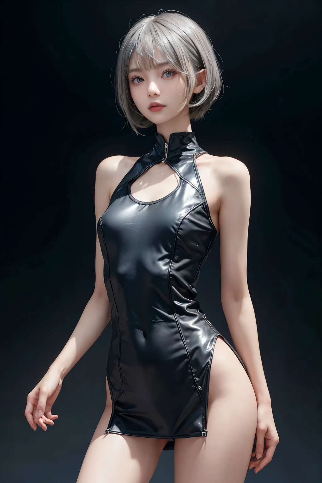 masterpiece,Game Art,Best picture quality,Maximum resolution,8k,(Upper Body),Unreal Engine 5 rendering works,(Digital Photography),((Upper BodyFeature:1.5)), 18-year-old boy,Short hair details,(The eyes are painted in great detail),(With short grey hair:1.4),(male),Elegance and nobility,Brave and charming, (Look at your hands),(Orange prison uniform，Chest No. 0101),Prison background, light，Ray Tracing，Game CG，((3D Unreal Engine))，OC rendering reflection mode