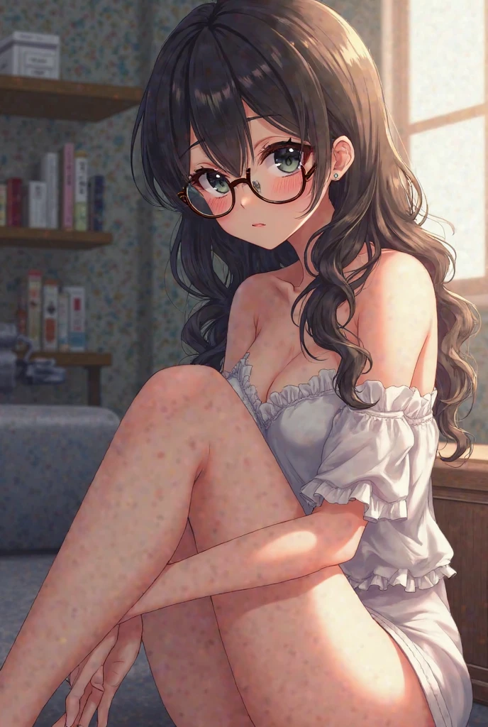 NSFW:1.5,masterpiece, 最high quality, high quality, High resolution, high quality texture, high quality shadows, High resolution, Beautiful details, Detailed CG, Detailed Texture, Realistic representation of face, Realistic, colorful, delicate, Cinematic Light, Side light, Lens flare, Ray Tracing, sharp concentrated, (1 Girl,concentrated:1.3), ( Intricate details, compensate, PureErosFaceV1:0.5), (細部まで美しいdelicateな顔, 緻密で美しいdelicateな瞳, Perfect Facial Proportions, Dense skin, Optimal ratio of four fingers to one thumb, Arms under chest, medium breasts, Wide Hips, Smooth upper abdomen, Tilt,middle hair ,wavy hair , blush ,30 years old,Blue Eyes,Study,Glasses, dress shirt ,Tight Skirt,black stockings, garter belt,high heels,desk, secretary ,adultery,house wife, ecstasy face,curvy,supright straddle,bich, sweat,missionary,1boy,penis,lying,vaginal, pov,spread legs,sex
