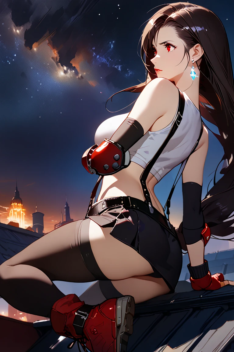 Sean Loughrey, Nanase Ohkawa, Mysterious, strange, surreal, bizarre, fantasy, Sci-fi, Japanese anime, blueprint of the crescent moon, beautiful girl flying on a paper airplane, perfect voluminous body, detailed masterpiece