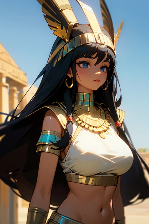 Rainbow,Cleopatra,Egypt,pyramid,Interested々,Dacchuno,Troubled face,I&#39;m curious about the color of her panties,cute,Ai Fukuhara,Purple long hair,Purple clothes,Large breasts,Underwear is flying