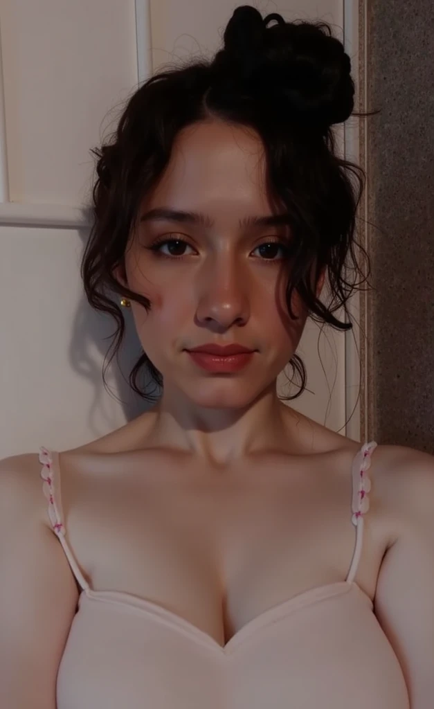 (masterpiece:1.4), (best quality:1.2),(photorealistic:1.4), (extremely intricate:1.2),(sharp focus), RAW, ultra super realistic, (high resolution), 8k UHD, (exquisitely detailed), (dramatic light), (beautiful detailed light), (ultra color), (perfect anatomy), best quality, ultra high definition, (cinematic light), professional lighting, Incredibly detailed, light makeup, glitter lip gloss solo, thigh strap, red skirt, redfootwear, shoulder cutout, long sleeves, clothing cutout, choker, high-waist skirt, frills, hairclip, shirt, (plaid tight super short miniskirt), red choker,