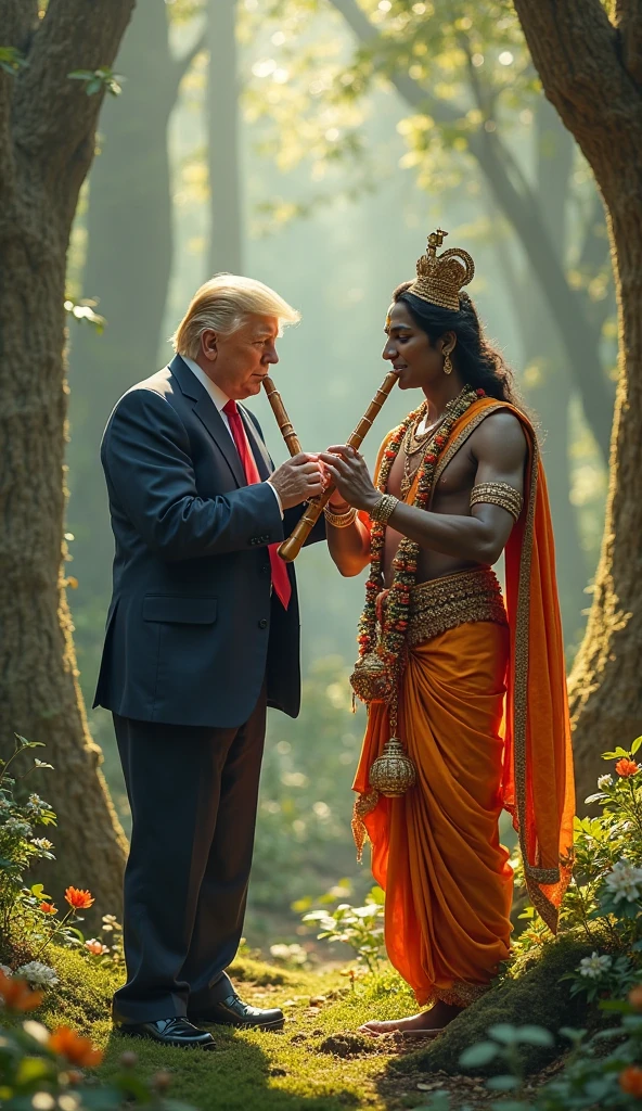 Barak Obama with Shree Hanuman