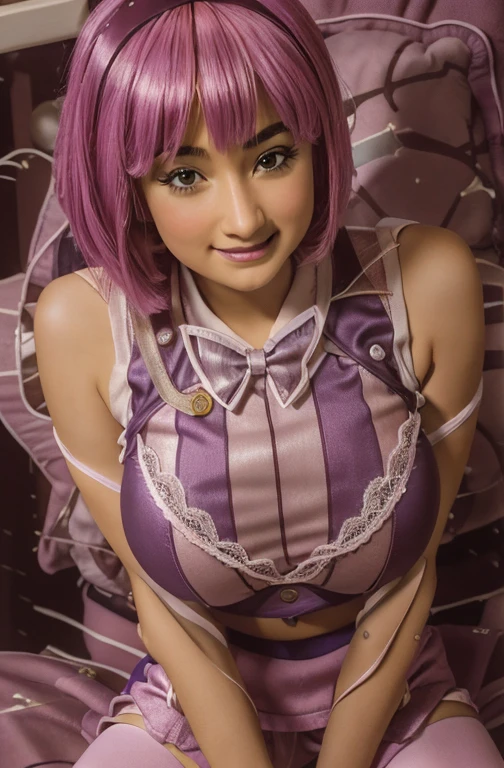 (Narita Top Road:1.4),(umamusume:1.2),(Very detailed, Beautiful smile, masterpiece, Ultra HD Photos, Ultra-high resolution:1.2), (Realistic:1.5), sunlight,(g-cup:1.4),whole body,beautiful,Beautiful thighs,Very detailed肌, Realistic skin detail, I can see my pores,Sharp focus, Digital single-lens reflex camera,(Spread your legs wide:1.4),masterpiece, Highest quality, Very detailed,