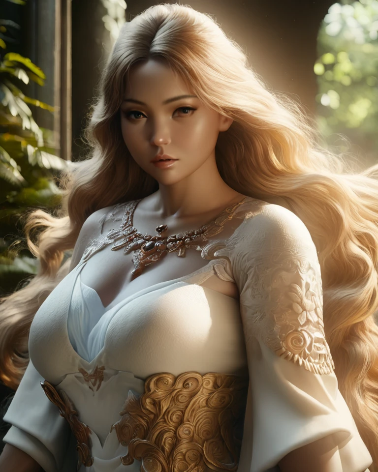 Ultra detailed complex 3D rendering of the face, (big breasts: 7.8), glamour shot full body image, long hair, viewer show, Perfect Body Beauty: 1.4, Slim Abs: 1.1, Bare feet, armpits, (shiny skin),((Realistic lighting, top quality, 8K, Masterpiece: 1.3)), Clear Focus: 1.2, 1 girl, Perfect figure: 1.4, , (cleavage), intricate details, ( Ultra detailed queen armor, fur-lined cape, jeweled ultra-detailed large crown: 1.2), big,, sexy swimsuit, (surreal), (high resolution), (8K), (very detailed), (beautiful detailed eyes), she radiates a soft and bright light and illuminates everything around her, light particles, ultra-detailed detail jewels, 1 girl, solo, long hair, wind, gorgeous face, Top quality, masterpiece, maximum detail, diffused lighting, (blonde: 1.3), Valhalla Valkyrie, beauty, facial muscles