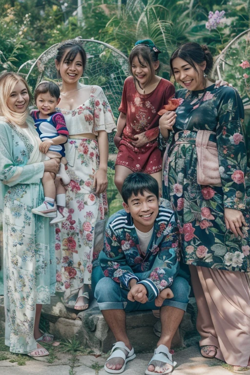 muslim mom & 3 sons