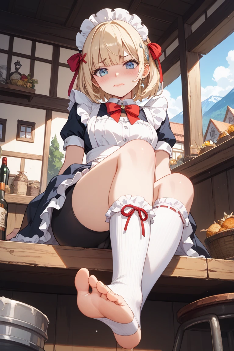 from_behind,Butt,(Nipples_slip:1.3),(white_Swimwear),soft_tits,(((1_girl))),masterpiece, Highest quality,ultra-detailed,High resolution,extremely detailed CG,super fine illustration,anime,detailed,detailed beautiful skin,beautiful face,detailed_eye,View the viewer, (eye_in_highlight:1.5),black hair,(hair_band:1.5),(hair_bow:1.5),No nose,(Saggy_eye:1.8),(puppet:1.8),(round_eye:1.5),(baby_face),Mid-chest,(((はにかんだ笑face))),(river:1.5),, eyeを閉じて, eyeに涙を浮かべ、Open your mouth, What saliva leaves behind, Wet skirt hem, Sticky panties, Bulging of the vibrator cord, Vibrator with Garters, I can see her pussy,The vaginal opening is visible,The vagina is visible,The female shadow is visible