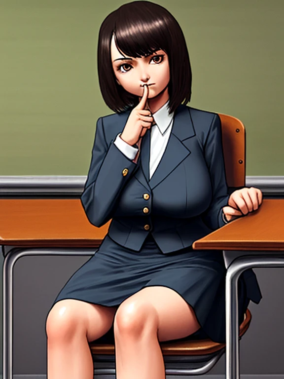 1Beautiful female protagonist、Year: 24、Height 1cm、Weight 48Kg、Japanese、officeワーカーの服装、Black pumps、Navy Skirt、Navy blue jacket、White blouse、White panties、office、train、私の隣には背の低い中Yearの男性がいた、後ろには背の低い中Yearの男性が、前にいる背の低い中Yearの男性、The female protagonist looks down、