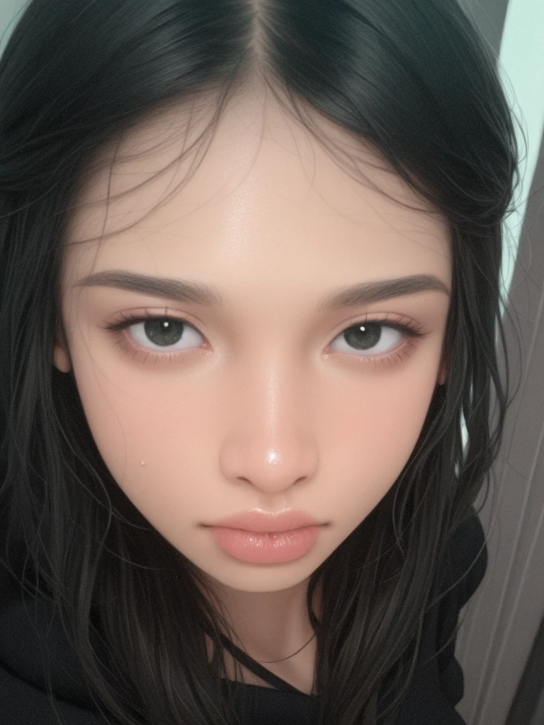 Perfect Woman, perfect mouth, perfect toes, perfect mouth, Flawless nose, perfect dark eyes, perfect straight black hair