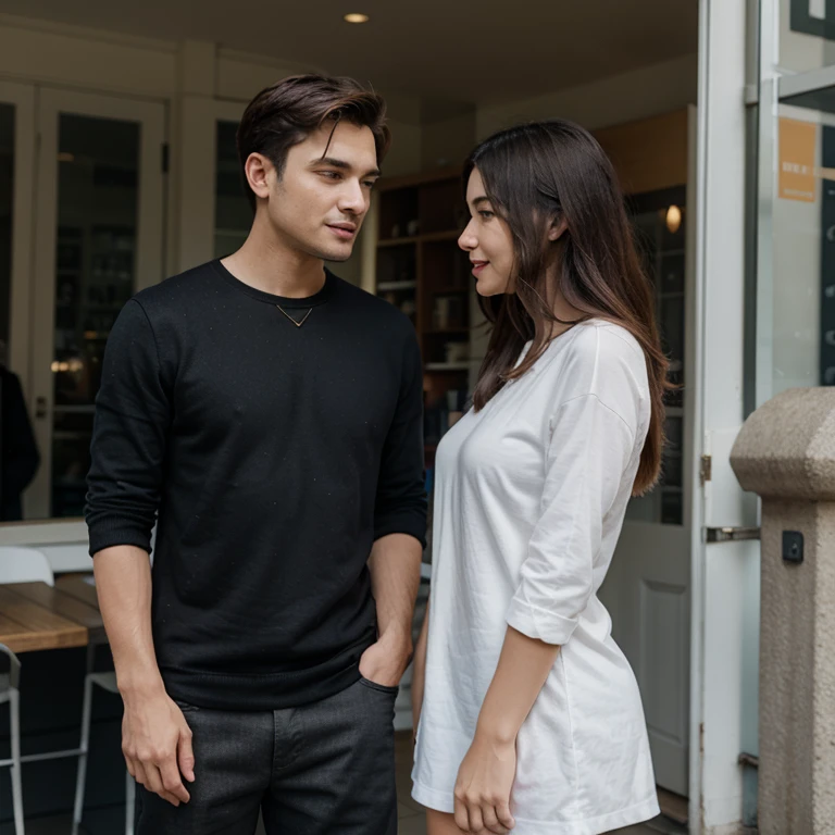 man and woman couple