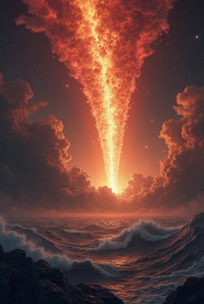 Armageddon、The End of the World、8K、Raw photography、top-quality、​masterpiece:1.5、ultra-lightweighthigh-resolution、Photorealsitic:1.5、ciinematic light、soft volumetric lighting:1.5、realisitic、Photorealsitic:1、Detailed skin、profetional lighting、a picture、foco nítido、detaileds、profetional lighting、photon maping、detailed and intricate environment、ighly detailed、top-quality、Artistic photography、photorrealistic concept art、soft natural volumetric cinematic perfect light、Midjourney、Detailed hand、