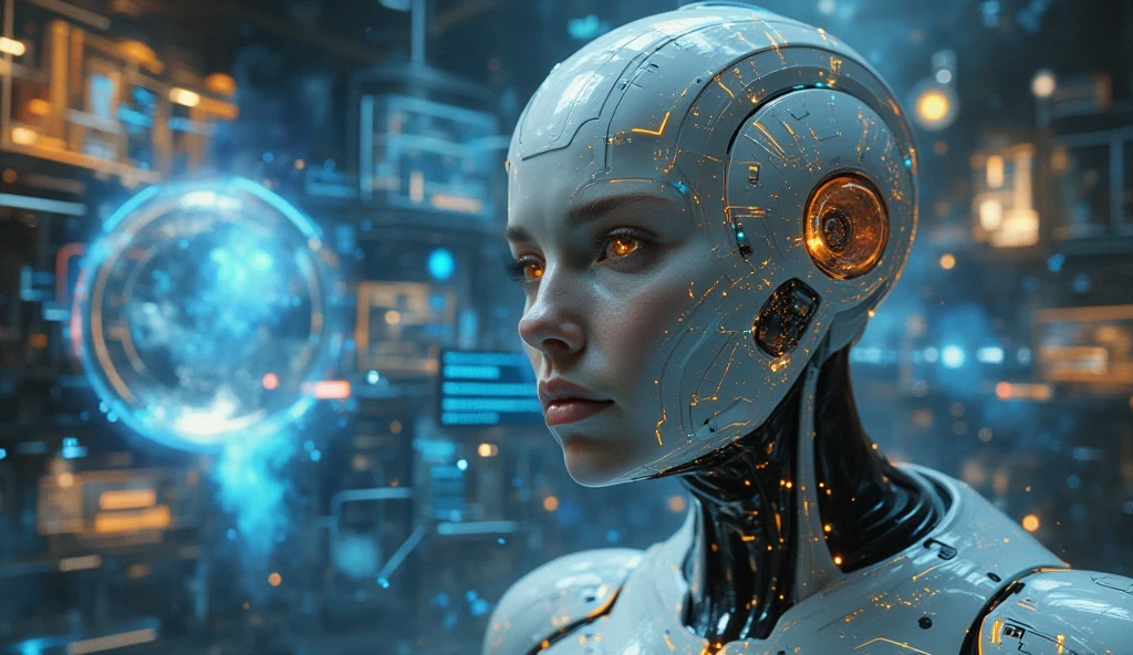 a woman with a helmet standing in front of a group of mannequins, cyberpunk art by Jim Burns, cgsociety, retrofuturism, daz3d, ps1 graphics, dystopian art