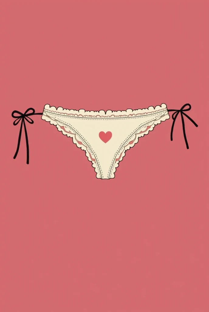 wear panties with heart print